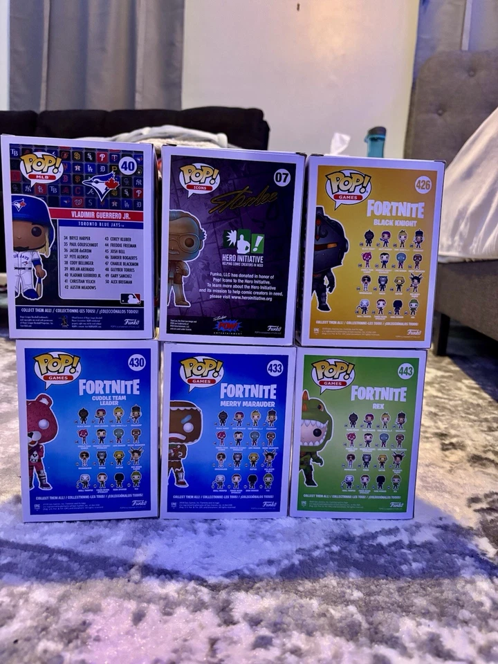 Funko Pops Games, MLB, Icons Collectibles, All Sealed Lot  - Image 2 of 4