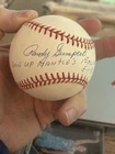Autographed Baseball Ball Randy Gumpert