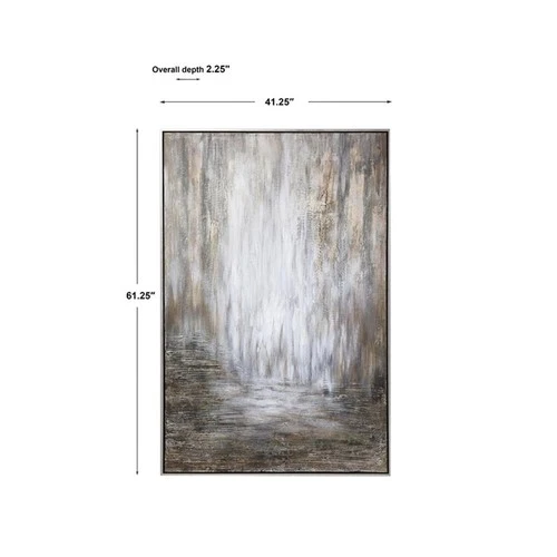 Uttermost Desert Rain Wood and Plastic Hand Painted Canvas in Multi-Color - Picture 8 of 8