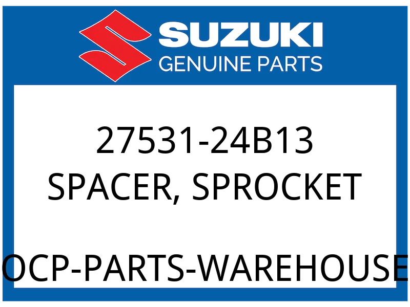 SPACER, SPROCKET | MODEL W/X/Y/K1/K2