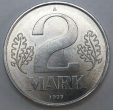 8x 2 Mark M&uuml;nzen (1975) &ndash; Sammlerst&uuml;cke  Beschreibung: Ich verkaufe 8 St&uuml;ck 2-Ma