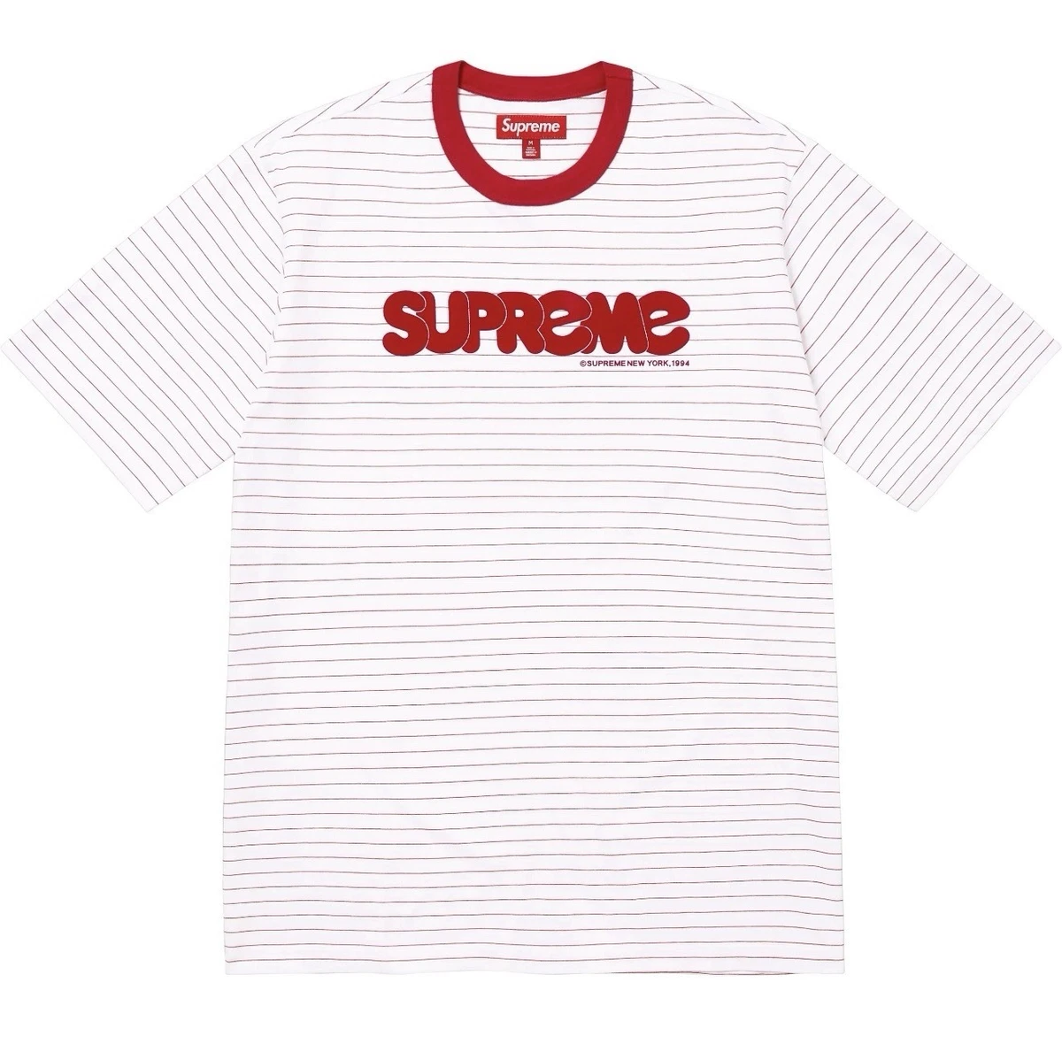 SUPREME ストライプ Vネック Tシャツ M Supreme Striped T-Shirts for Men for sale | eBay