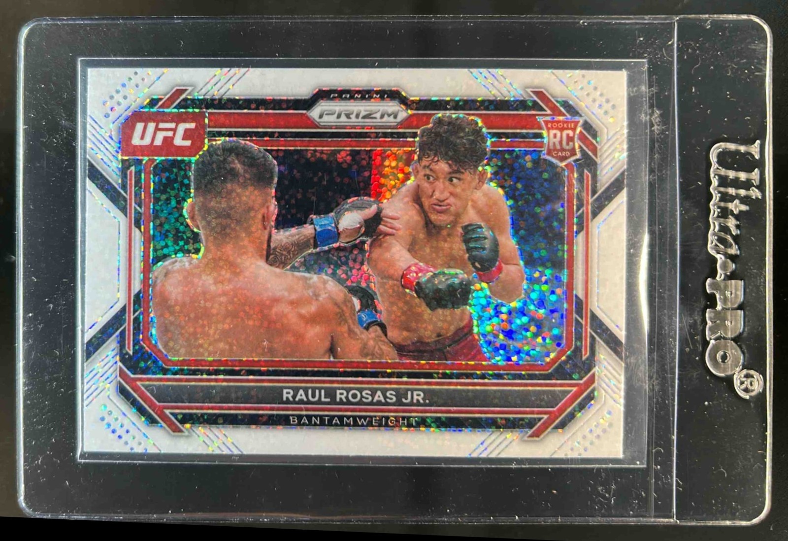 2023 Prizm UFC Raul Rosas Jr. RC White Sparkle SSP Rookie #8