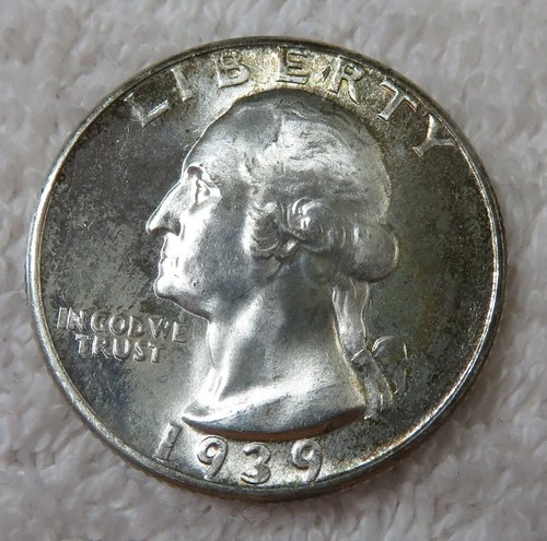1939 D Washington Quarter - GEM BU