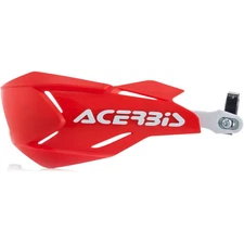 Acerbis X-Factory Handguards - Red/White 2634661005