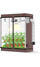 ATOUR 4x2 Grow Tent, 48"x24"x60''High Reflective Mylar 1680D Hydroponic Grow Ten