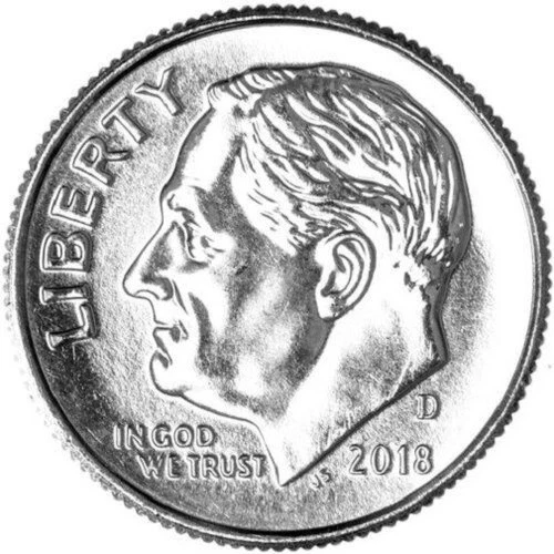 2018 D Roosevelt Dime - Brilliant Uncirculated