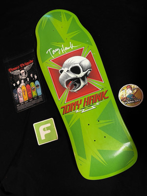 SIGNED Tony Hawk Bones Brigade Series 15 Powell Skateboard Deck WHITE AUTOGRAPH