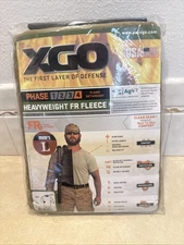 XGO Flame Retardant Phase 4 Base Top Shirt Crew Lightweight Tan FR UPF+25 New