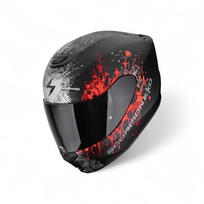 Integral Helm EXO-391 Grau, Schwarz, Rot Wolf Scorpion