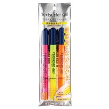 STAEDTLER Textsurfer Gel Highlighter Pens, Solid Highlighter, 264 Series, 3-Colo