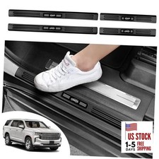 4PCS Car Door Edge Guards Door Sill Protector for for Chevy Tahoe 2021-2026