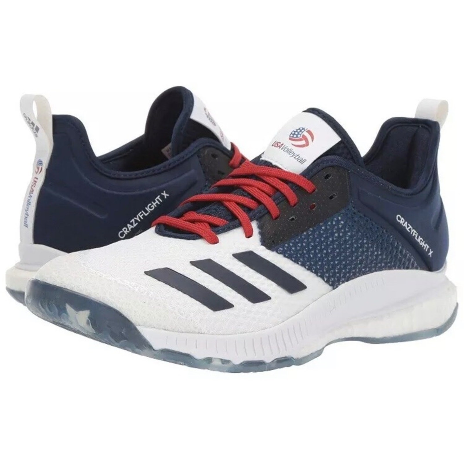 Adidas Crazy Flight Women's Sz 5 USAV Volleyball New Athletic Sneakers Shoes