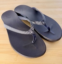 Olukai Women's Ho'opio Flip Flops Thong Sandal Black Size 11