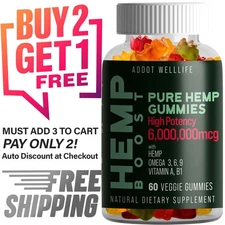 Vegan Natural Gummies – Sleep, Stress Relief, Relaxation, and Pain Support