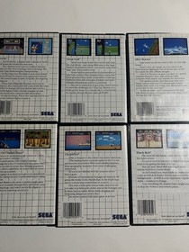 Sega Master System Console, 2 Controllers, Light Phaser, 6 Games *Tested*