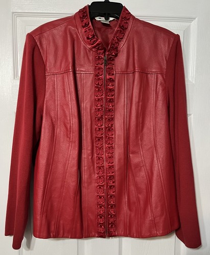 Manteau Long Rouge Femme NyGard - Taille 16, 100% Polyester, Léger, Fermeture Zip - Chic Et Tendance