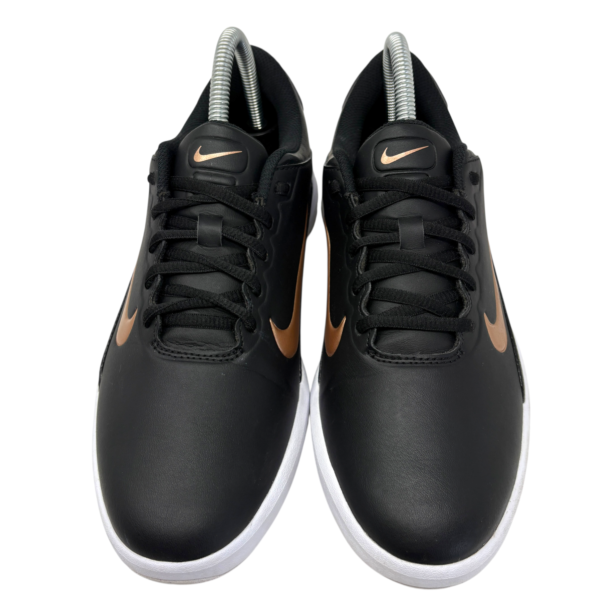 Nike Vapor Women's Golf Shoes Black Gold Spikeless Size 7.5 AQ2324