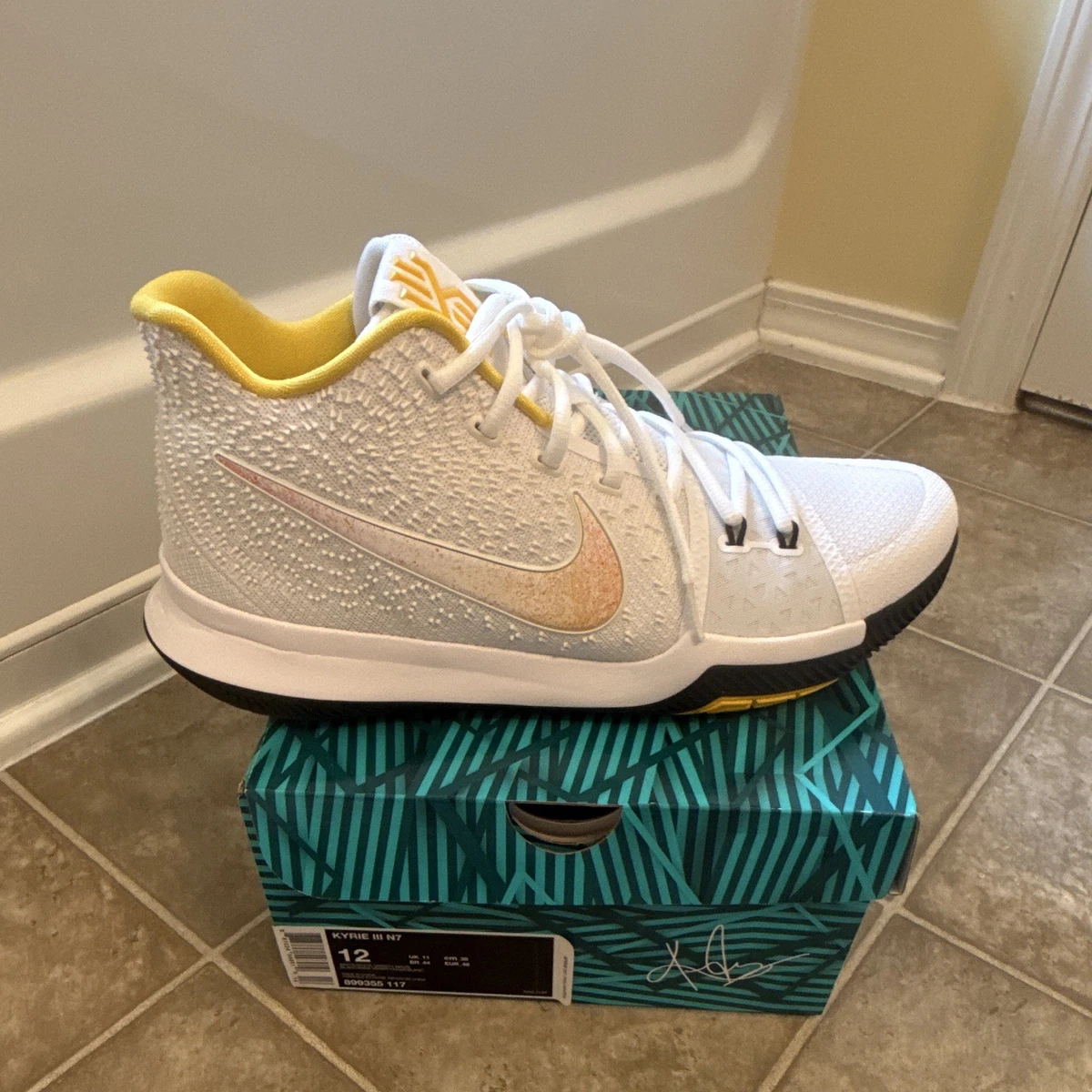 Nike Kyrie 3 N7 - 899355-117 for Sale | Authenticity Guaranteed | eBay