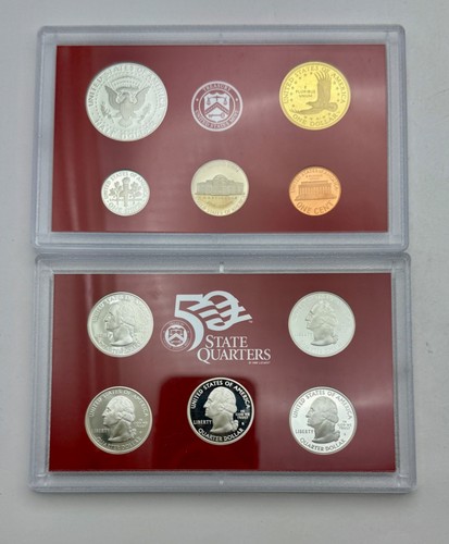 US Mint 2007 Silver Proof Set With Box, COA, Uncirculated 15 Coin Set,OGP, NR.! - Picture 4 of 7