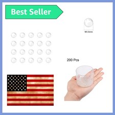 5.5mm Solid Round Clear Glass Ball Boiling Stones Soda Lime Glass Beads 200pcs