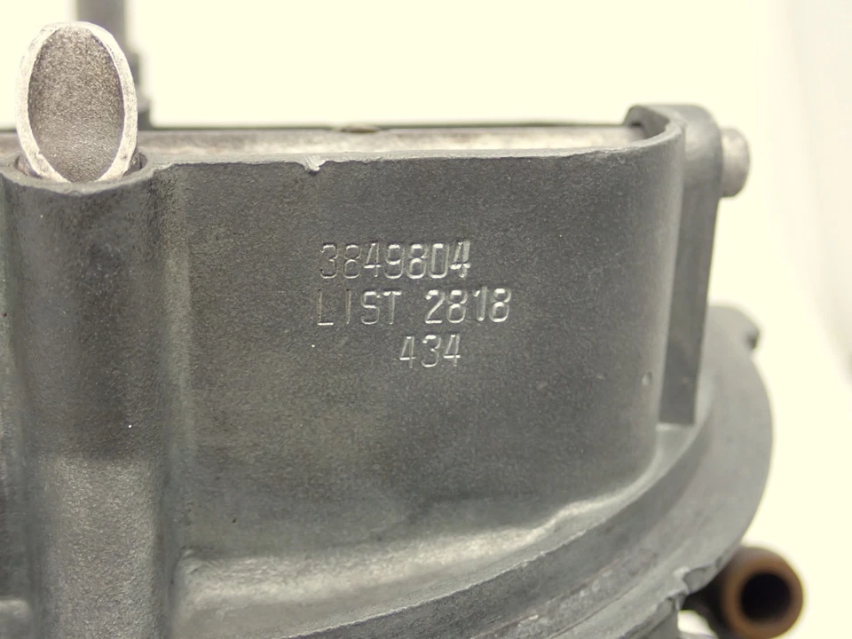 OEM GM Holley Carburetor List 2818 1964 Corvette 327 365HP Dated 434 March 1964 - Image 2 of 4