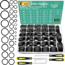 High-Temperature Resistant Rubber O-Ring Assortment Kit for Precision Repairs