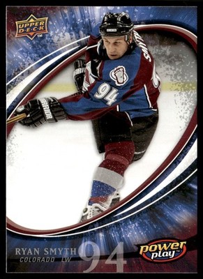 2008-09 Upper Deck Power Play Box Set Ryan Smyth Colorado Avalanche #74