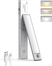 8 inch Under Cabinet Lighting, 34-LED 3CCT Dimmable Under Counter Lights, 1 Pack