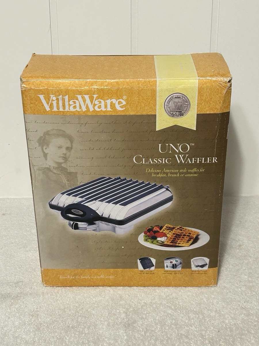 ワッフルメーカー　VillaWare UNO Belgian Waffler VillaWare 1200-1499 W Belgian Waffle Maker Waffle Makers for sale