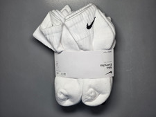 Nike Everyday Cotton Cushioned Dri-Fit Ankle Socks Men's Size 6-8, 6 Pack