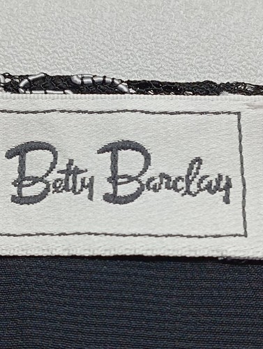 BETTY BARCLAY Top linea A Donna Top Taglia IT 48 nero stile casual - Foto 3 di 5