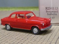 1/87 Wiking Borgward Isabella Rot 823 01 B