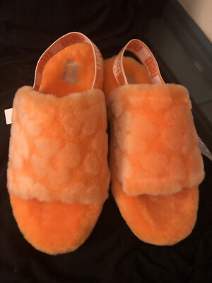 UGG fluff slippers in orange camo Fluff Camo Ugg Slides UGG Women main image 2