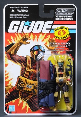 2018 GIJoe Convention Club Exclusive Python Patrol Para-Viper Officer MOC