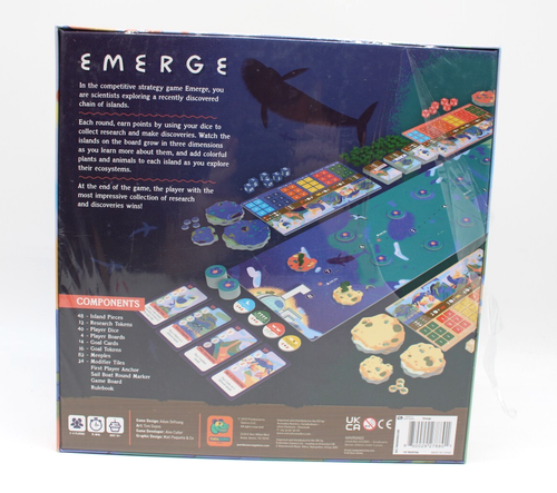 Emerge Adam DeYoung Board Game Pandasaurus Games Factory Sealed - Picture 2 of 4