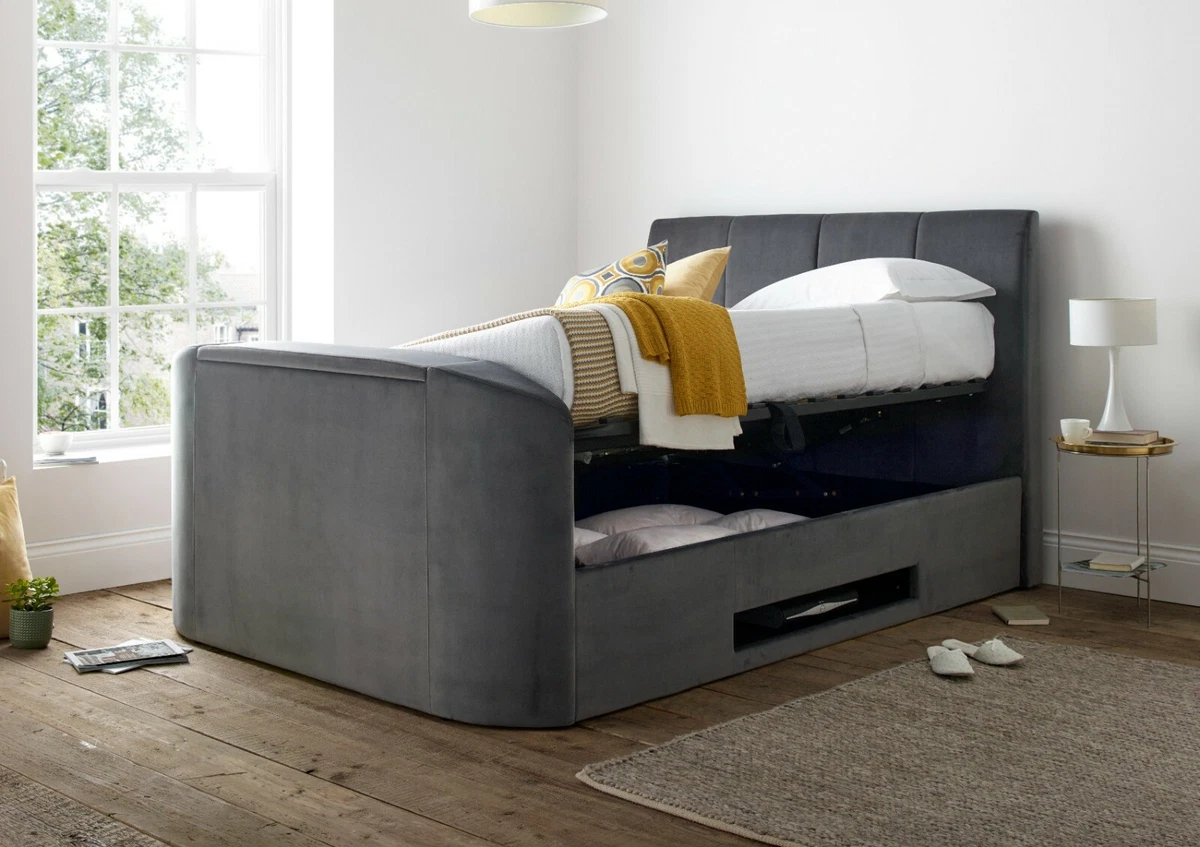 Copenhagen upholstered deals ottoman tv bed