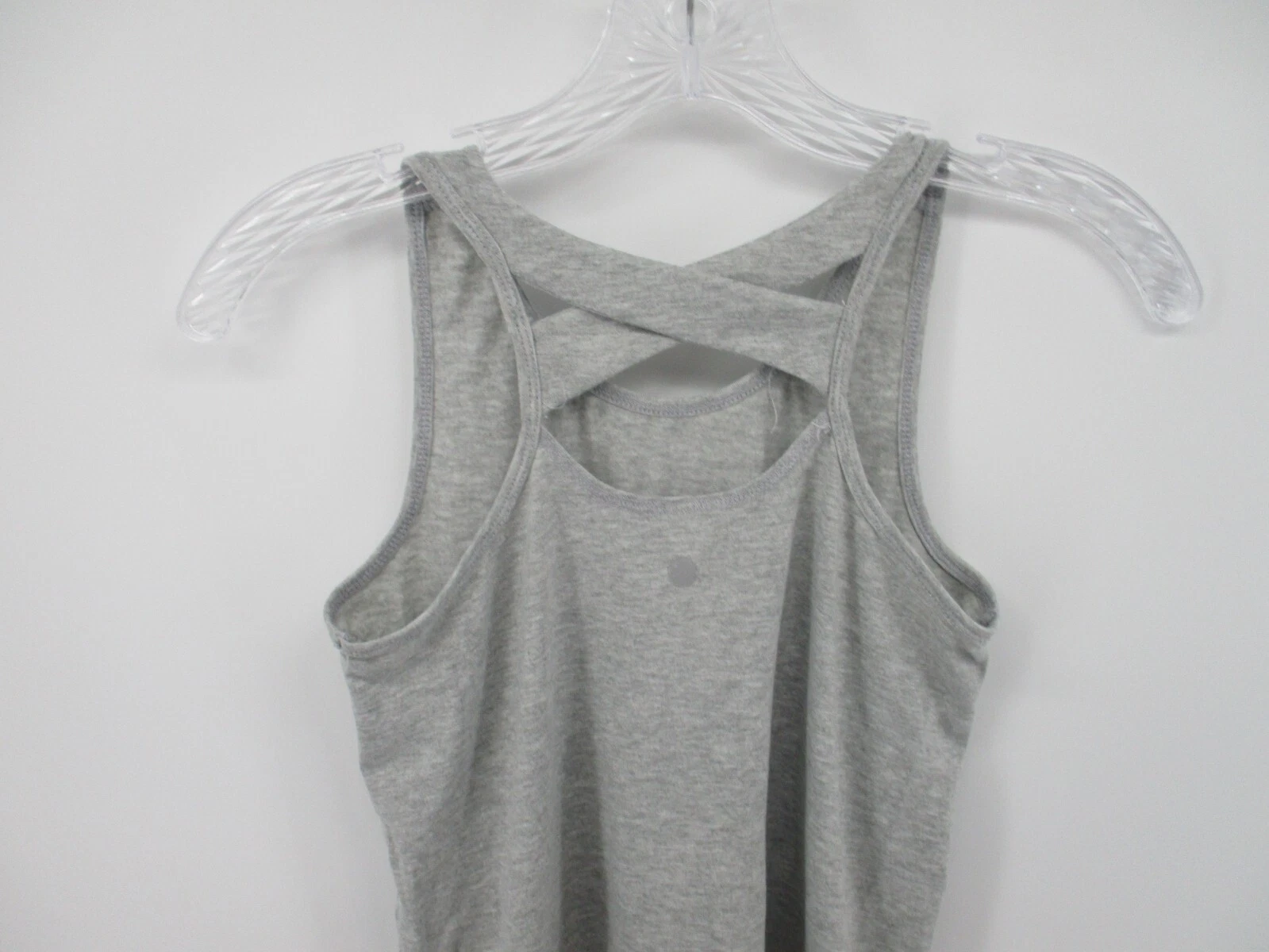 yogalicious sleeveless round neck strappy racerback tank-top