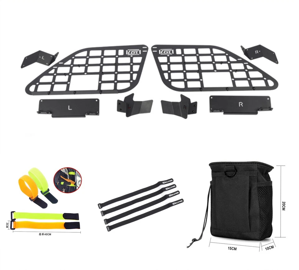 Portaequipajes de maletero trasero panel Molle de almacenamiento para Jeep Grand Cherokee WK 2005-2010 Foto 3 de 4