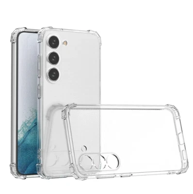 AUTOFOCUS Hülle für Samsung Galaxy S23 Plus + Ultra Silikon Schutz Handy Case Durchsichtig