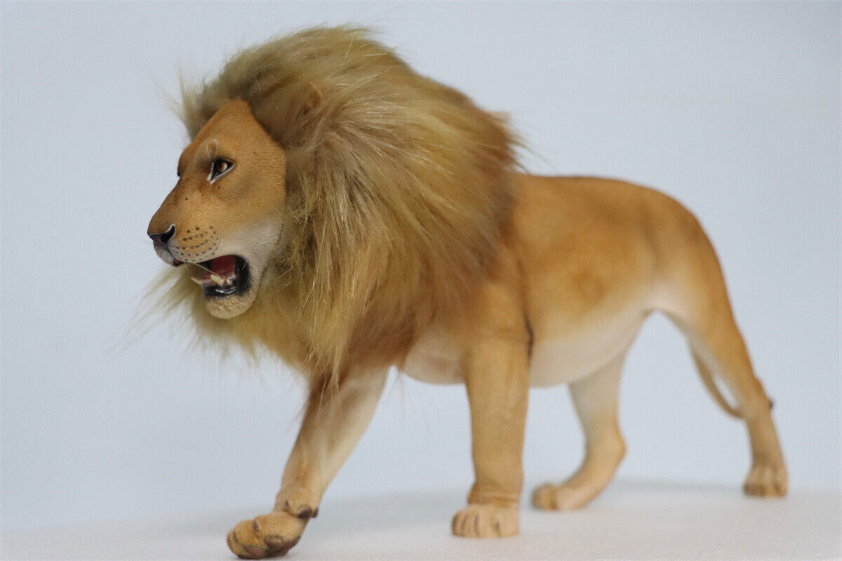 希少　高級✨ LEONARD レオナール　フォックスファー付き　シルク　LL JXK 1/6th Lion 2.0 Model Flocking Figure Animal Soldier