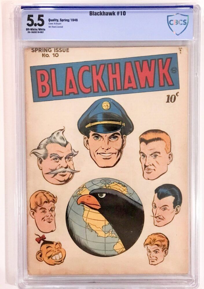 Blackhawk #10 (Quality, 1946) CBCS 5.5