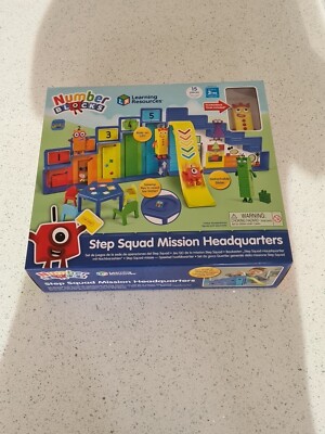 Learning Resources Zahlenblöcke Step Squad Mission Hauptquartier Spielset neu