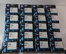 Lot Of 20 HP 711 29-ml Magenta DesignJet Ink Cartridge, CZ131A 10/2022