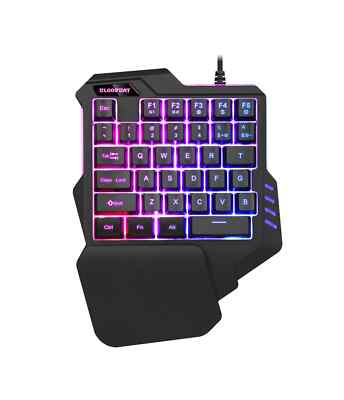 G92 Gaming Keyboard Single Hand BloodCat 35 Keys USB LEFT