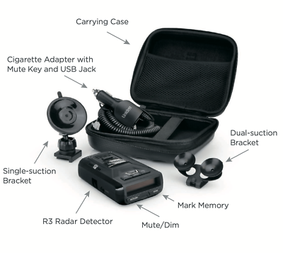 Uniden R3 Extreme Long Range Radar/Laser Detector w/GPS OLED