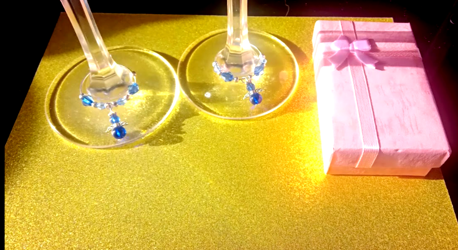 WINE GLASS CHARMS eBay