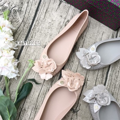 tory burch jelly ballet flats