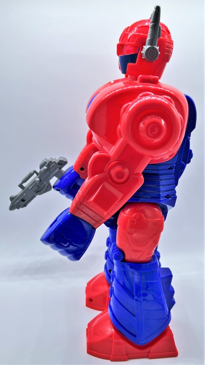 Cyber Robot Red & Blue Lights and Sounds 13