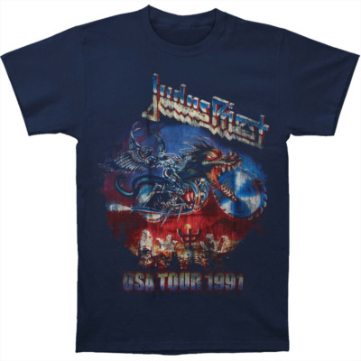 Judas Priest Pain Killer US Tour 91 T-Shirt OFFICIAL